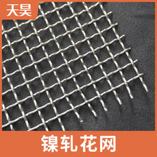 純鎳軋花網粗絲大孔鎳絲軋花編織過濾篩網